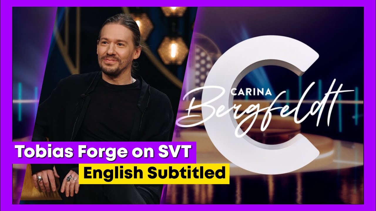 Tobias Forge on SVT (4K + English Subtitles)
