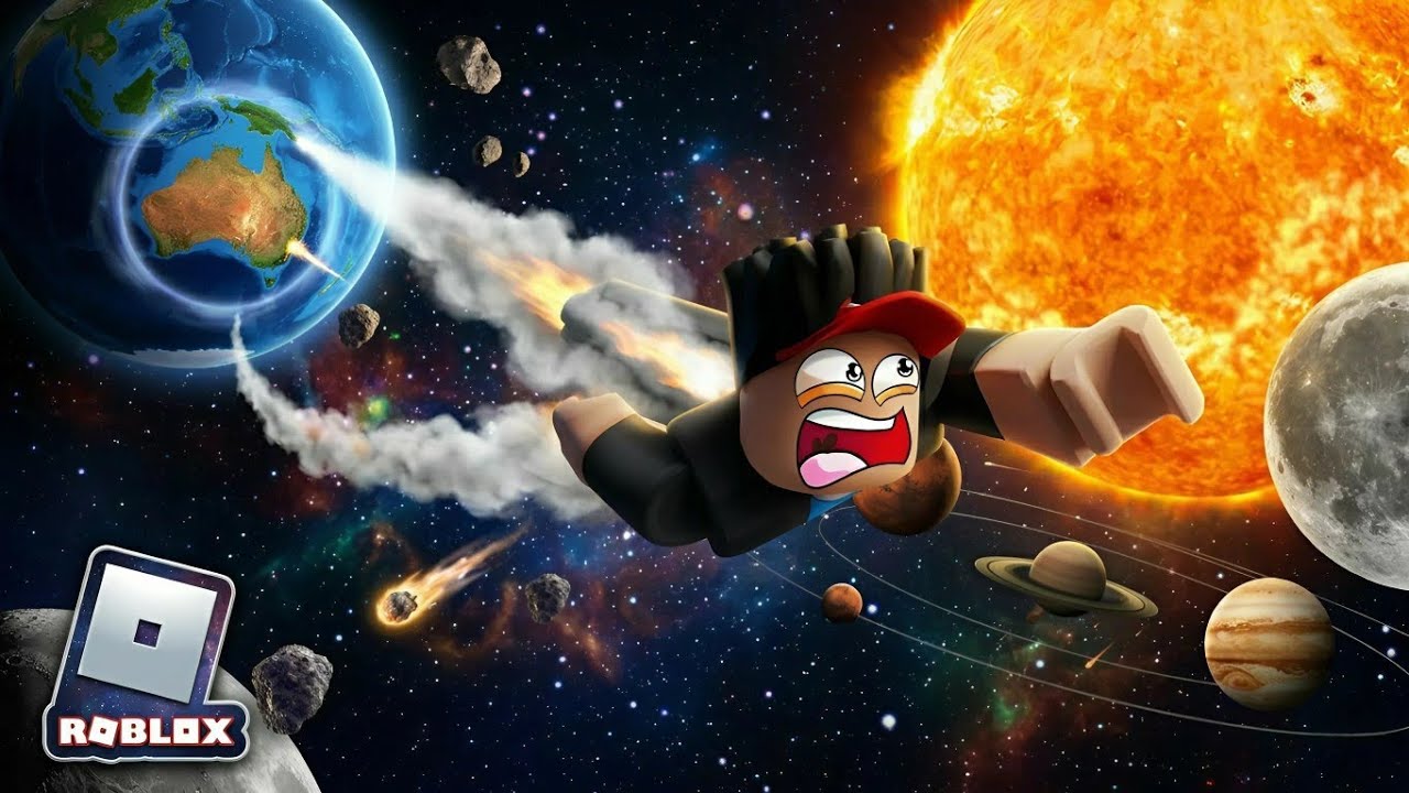 FLY TO SPACE AND JUMP DOWN TO EARTH IN ROBLOX! | CMD Plays
