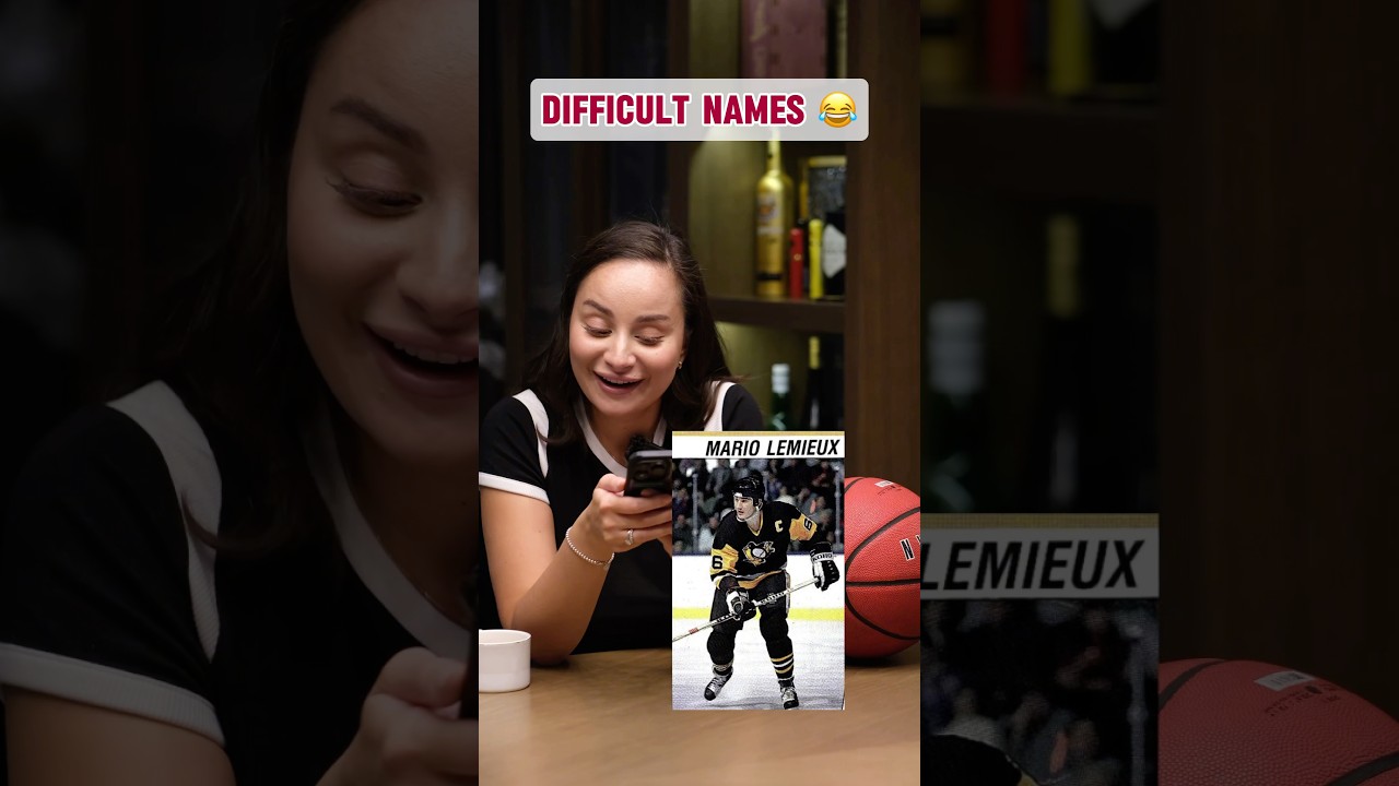 Can you read it? 😅 Difficult names of NHL players