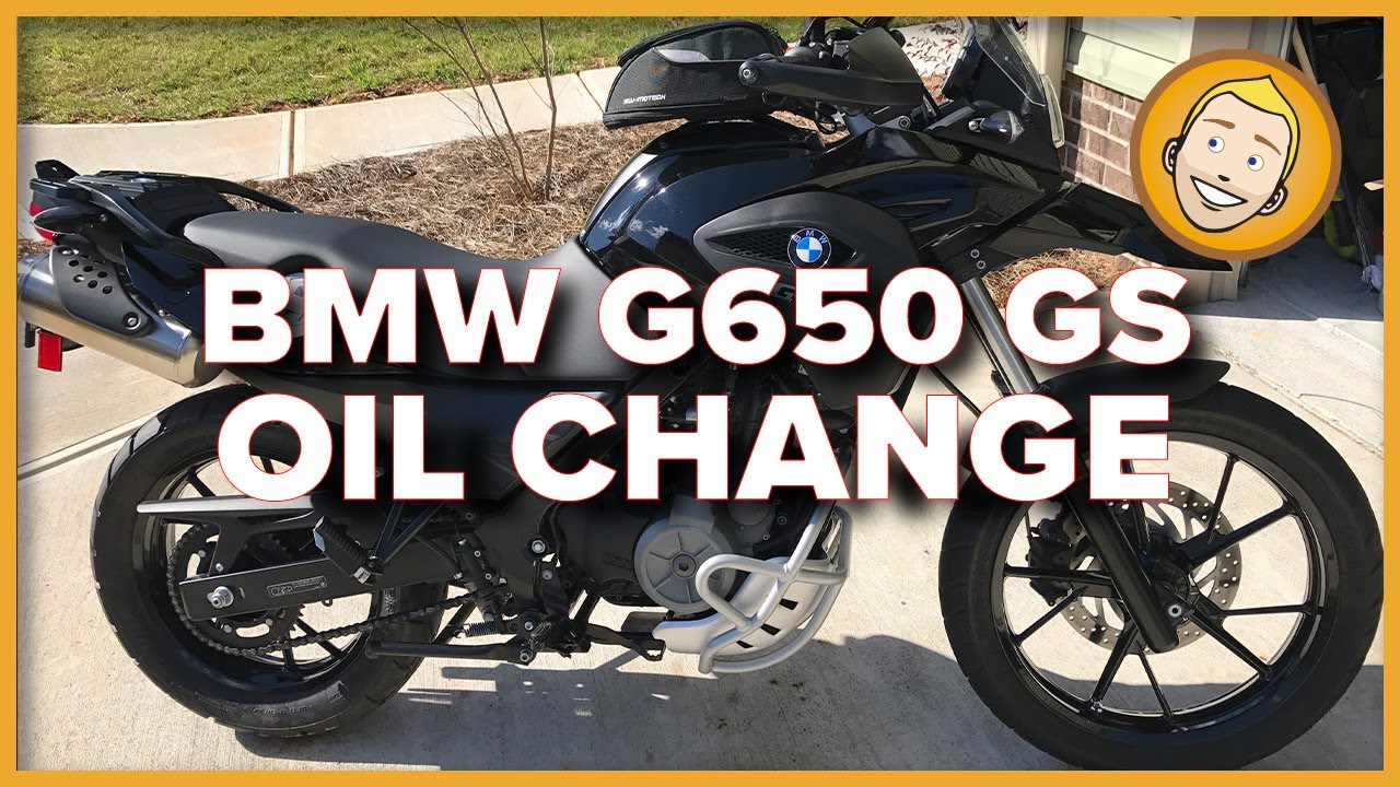 BMW G650 GS OIL CHANGE