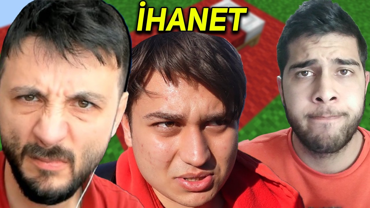 LAZ ile BERAT bana İHANET Etti! Minecraft Tek blok Bedwars