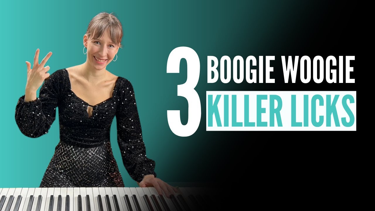 3 Killer Boogie-Woogie Piano Licks (die jeder spielen kann)