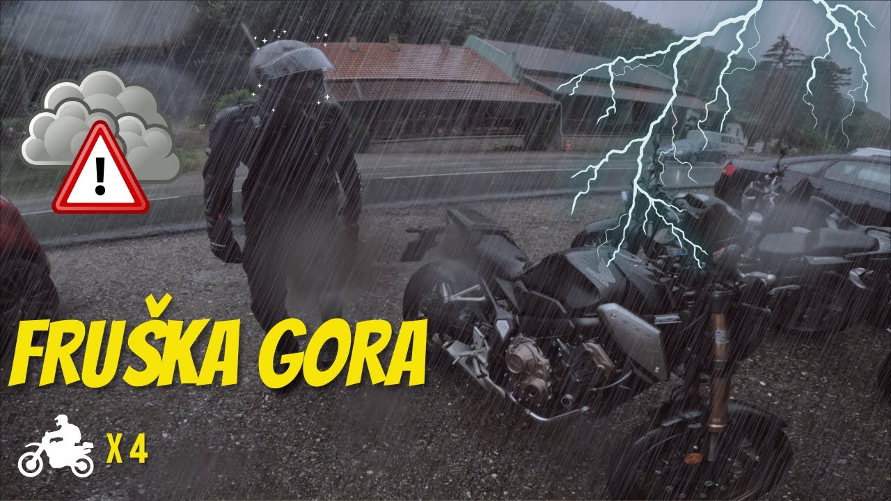 FRUŠKA GORA motorima, uhvatilo nas nevreme !