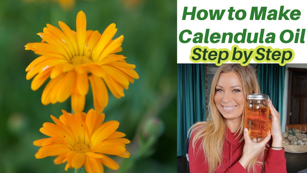 How to Make Infused Herbal Oil, Calendula Oil | EASY & Great for Skin!