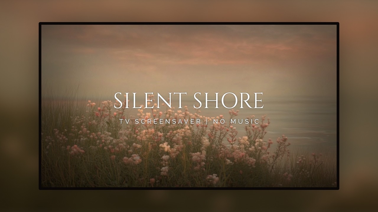 TV Screensaver | Silent Shore: 3 Hours of Serene Coastal Scenery