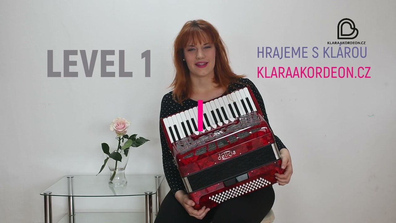 MODERNÍ VIDEOŠKOLA HRY NA AKORDEON: HRAJEME S KLÁROU - LEVEL 1, UPOUTAVKA