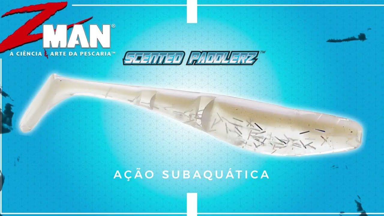 Isca Artificial Zman Soft Scented Paddlerz