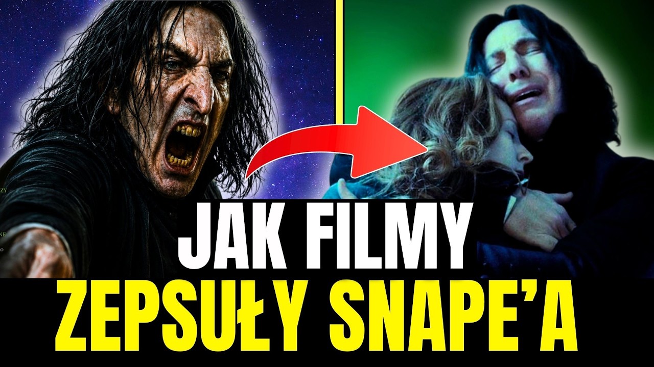 JAK FILMY ZEPSUŁY SNAPE'A! #harrypotter