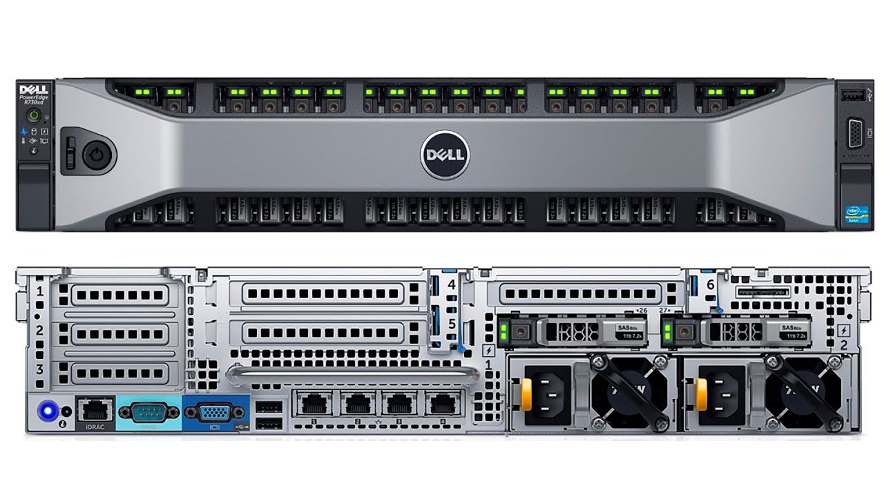 DELL PowerEdge R730xd - ВСЯ ИНФРАСТРУКТУРА В ОДНОМ СЕРВЕРЕ