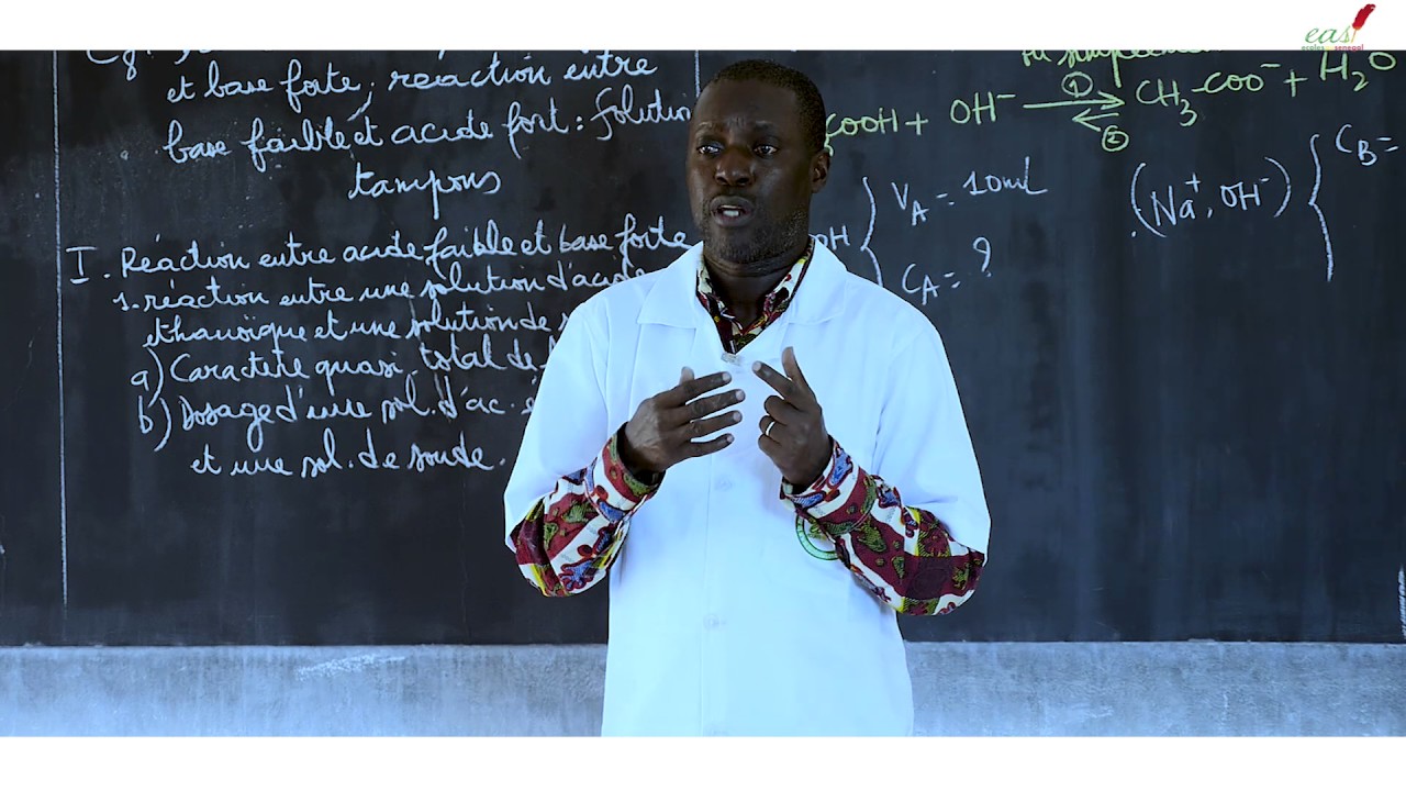 Cours - Terminale - Chimie : Réactions entre acide faible et base forte