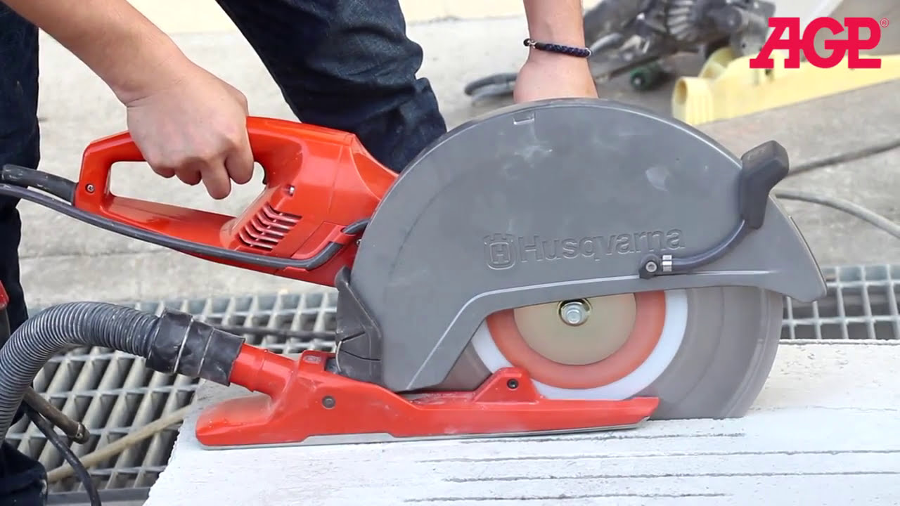 Diamond Products Core Cut C14 (AGP in Europe) vs Husqvarna K3000 Dust Skid Comparison