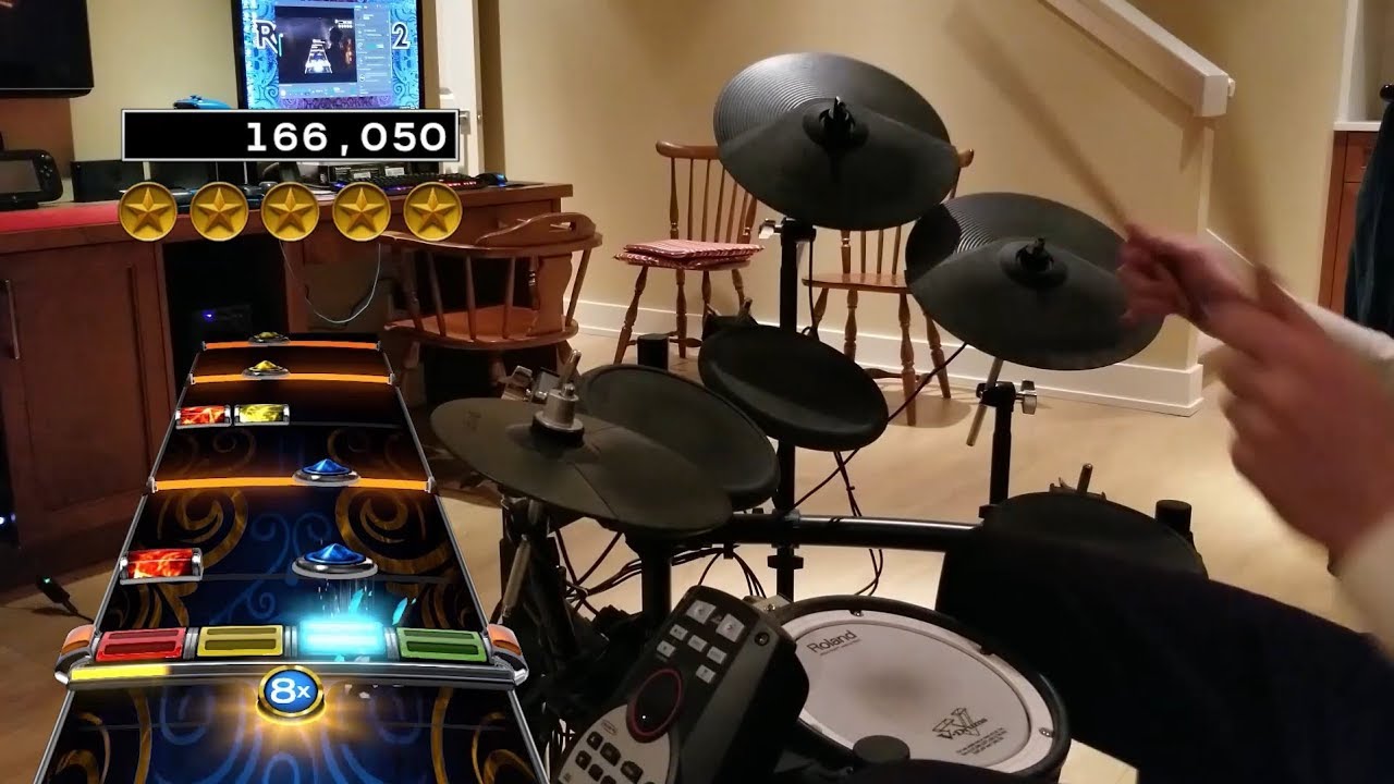 Wings of a Butterfly by HIM | Rock Band 4 Pro Drums 100% FC