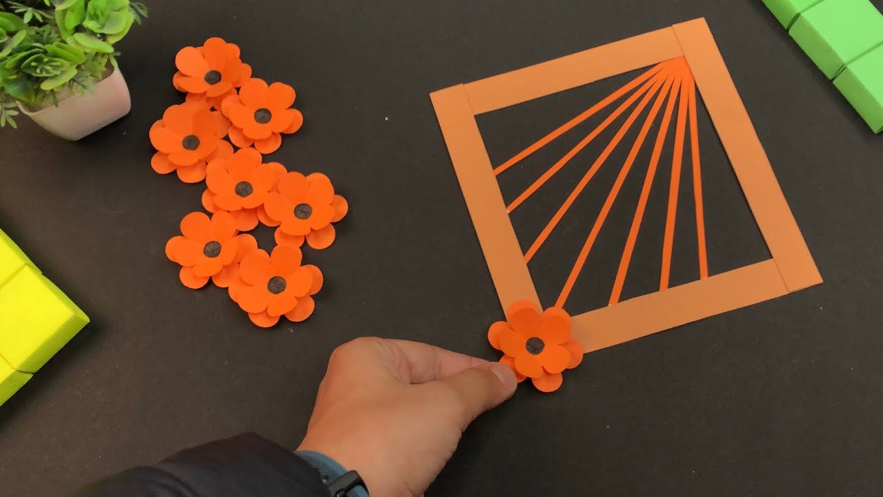 Easy and Beautiful wall hanging craft ideas / paper wallmate / Cardboard craft / DIY wall hanging