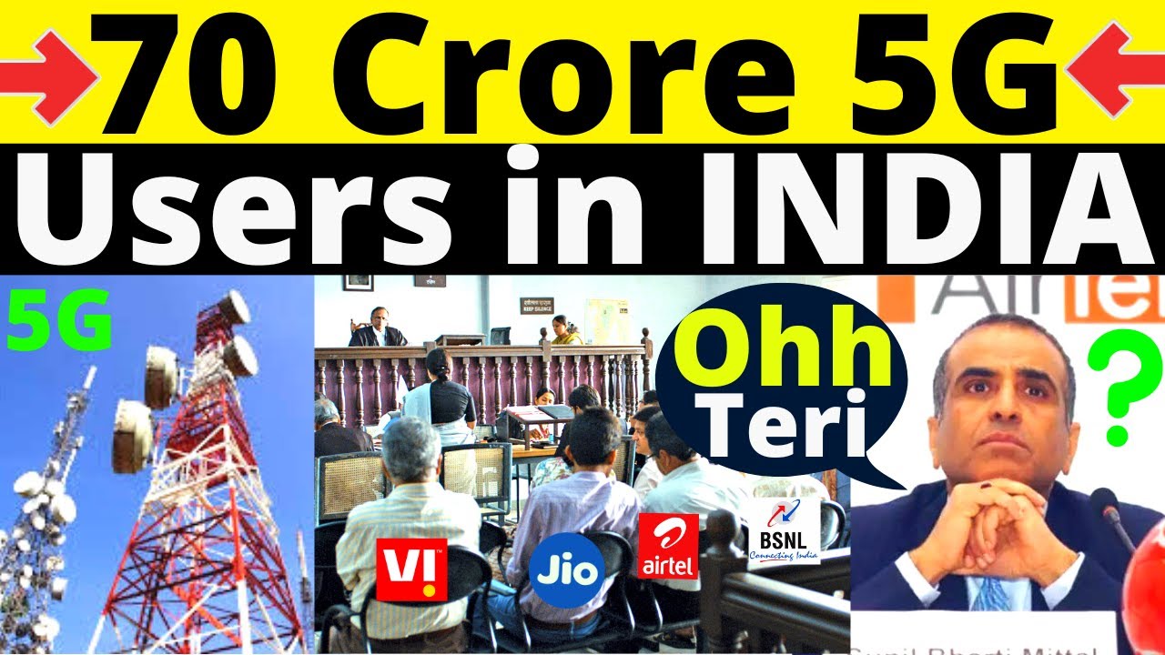 70 Crore 5G Users in India Till 2028 | Jio Airtel 5G Launch in India 2023 | India Global 5G King