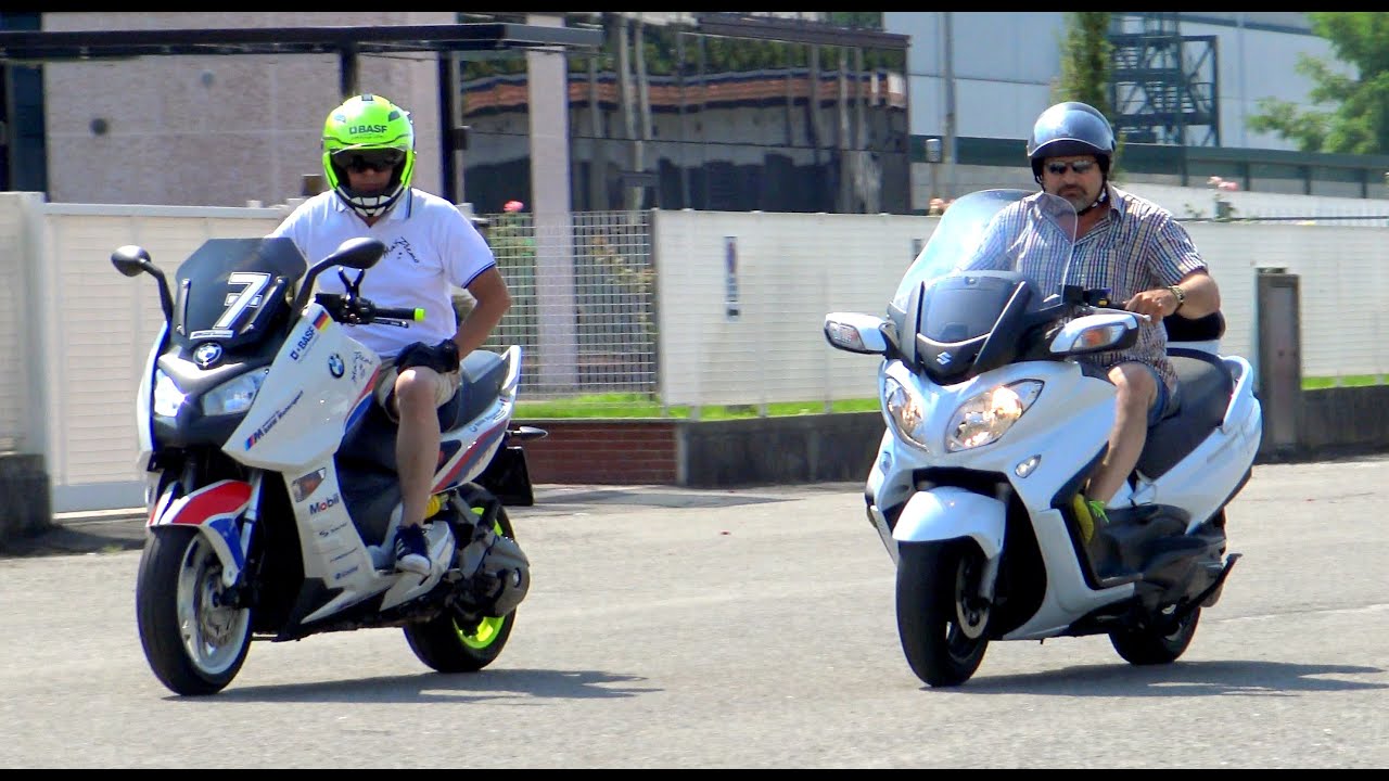 TEST T-MAX 500 Vs BURGMAN 650 Vs BMW C 600 (VIDEO 4K)