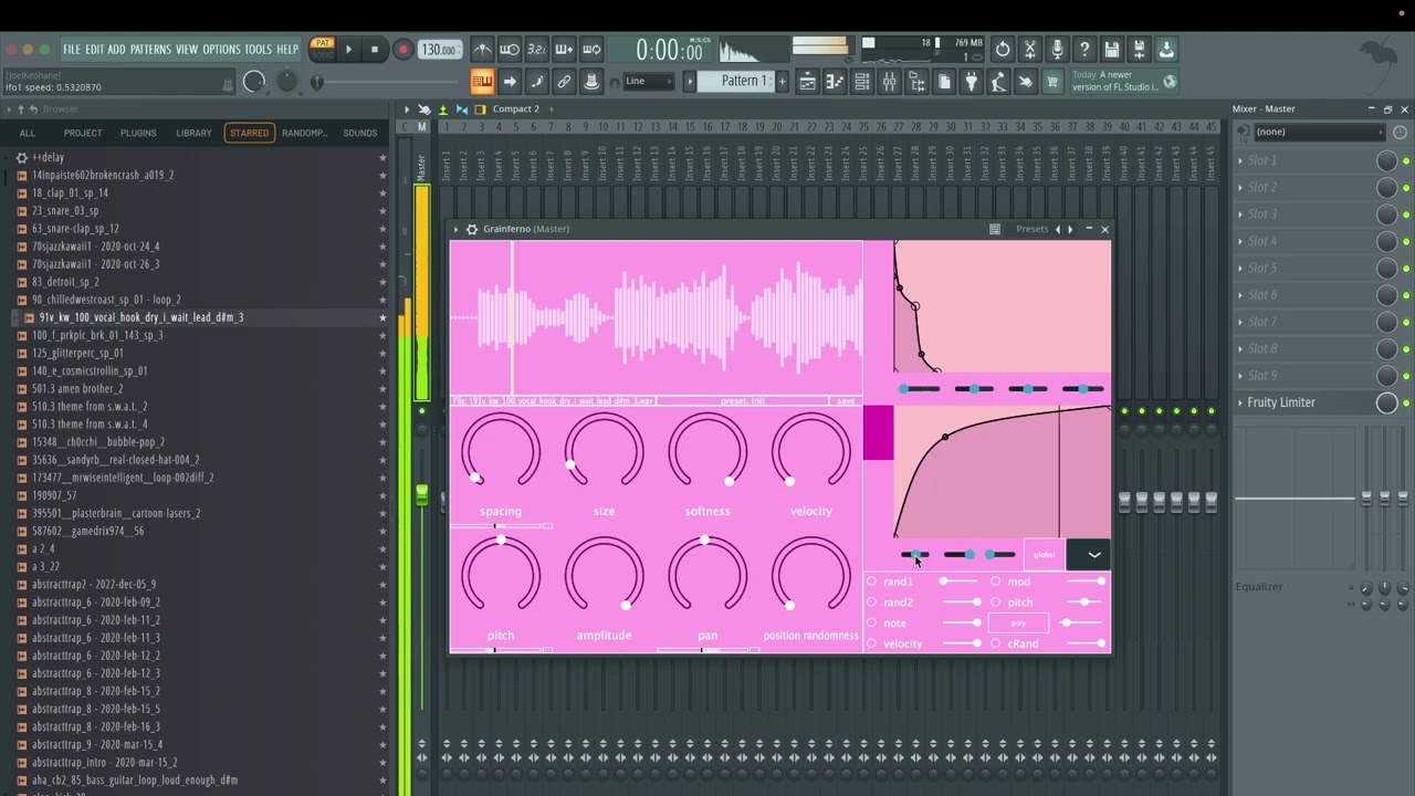 ugly but amazing granular synthesizer