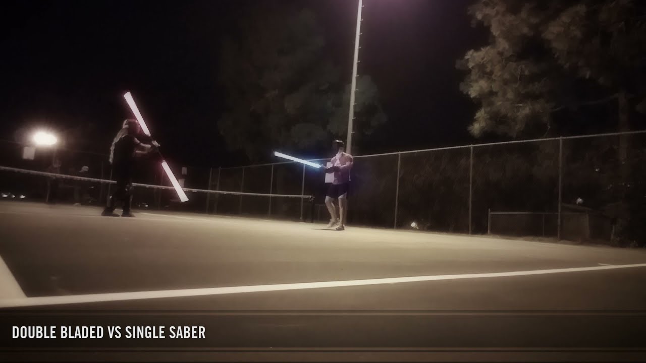 Saber Tactics: Lightsaber Duel [12] Double Bladed vs Single Saber FULL