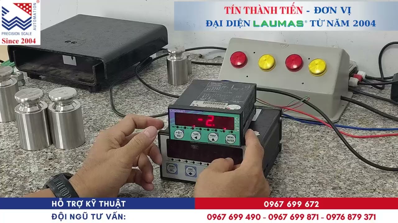 Cách Lấy Zero Mọi Trọng Lượng Trên Đầu Cân W100| TÍN THÀNH TIẾN