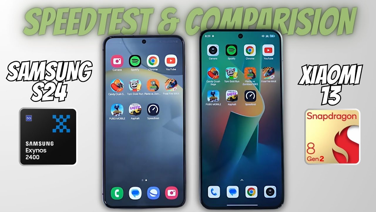 Samsung Galaxy S24 vs Xiaomi 13 | Speedtest & Camera Comparison