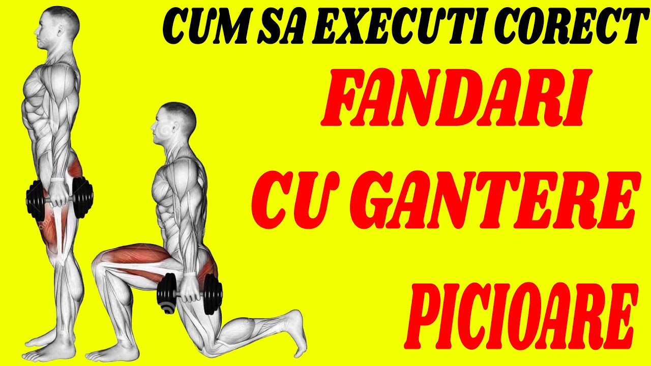 Fandari cu ganterele - Cum sa executi corect !