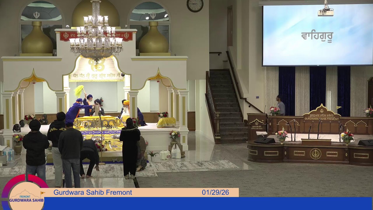 Gurdwara Sahib Fremont Evening Diwan 2026-01-29