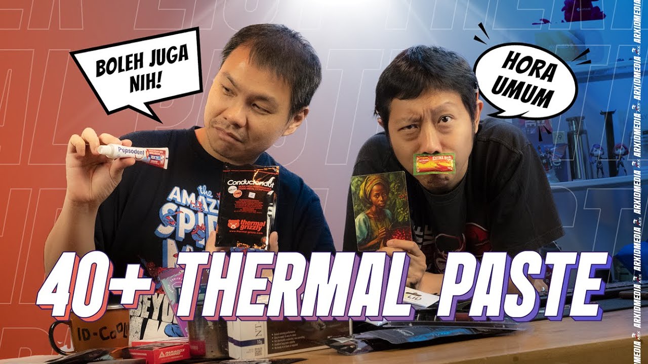 Nyobain 40+ Thermal Paste ! Mulai Kingpin sampai Pepsodent | Thermal Paste Tierlist ala ARXIDMEDIA