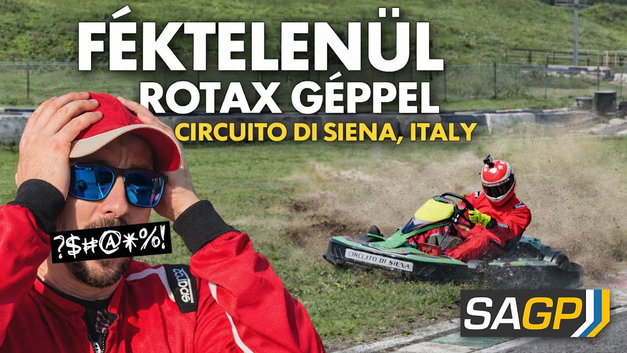 Megy, mint a bolond...😱 Rotax teszt Sienában | 🇮🇹 Gokart Vlog