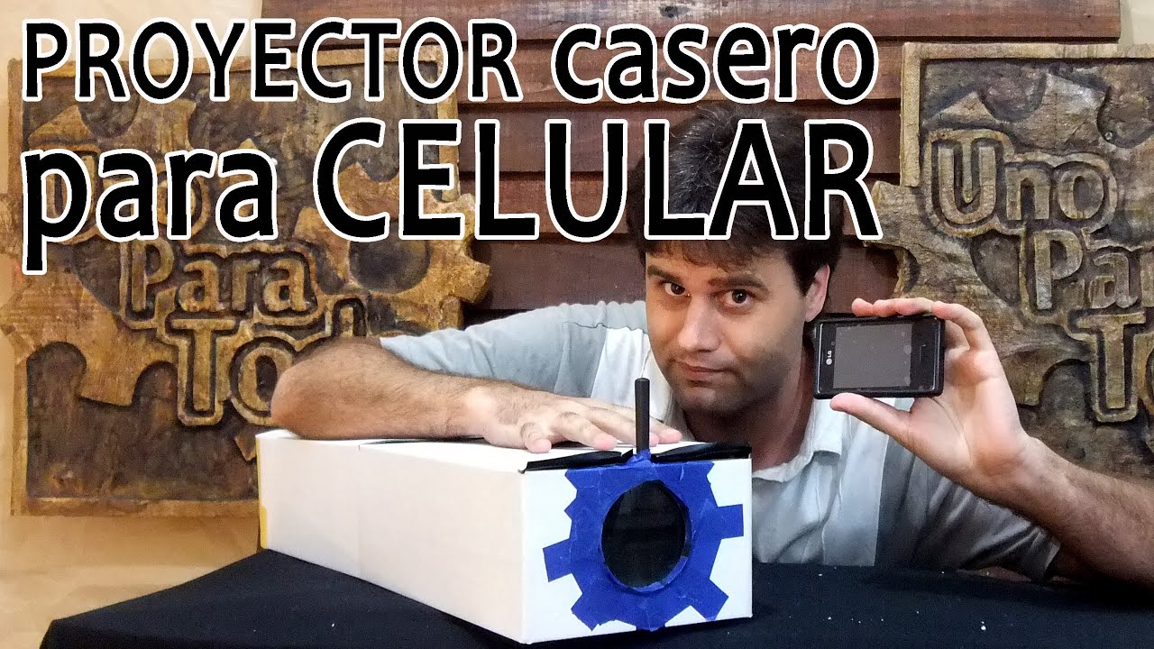 Proyector casero para celular
