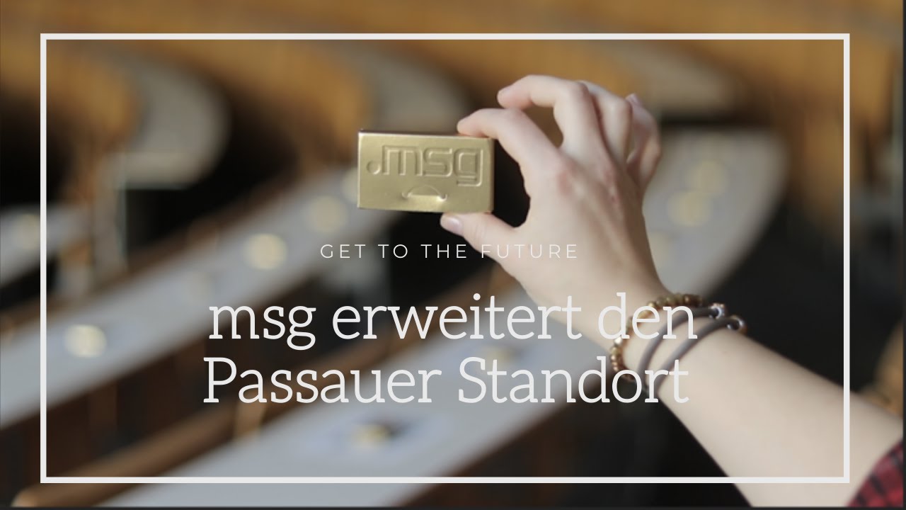 msg erweitert den Passauer Standort