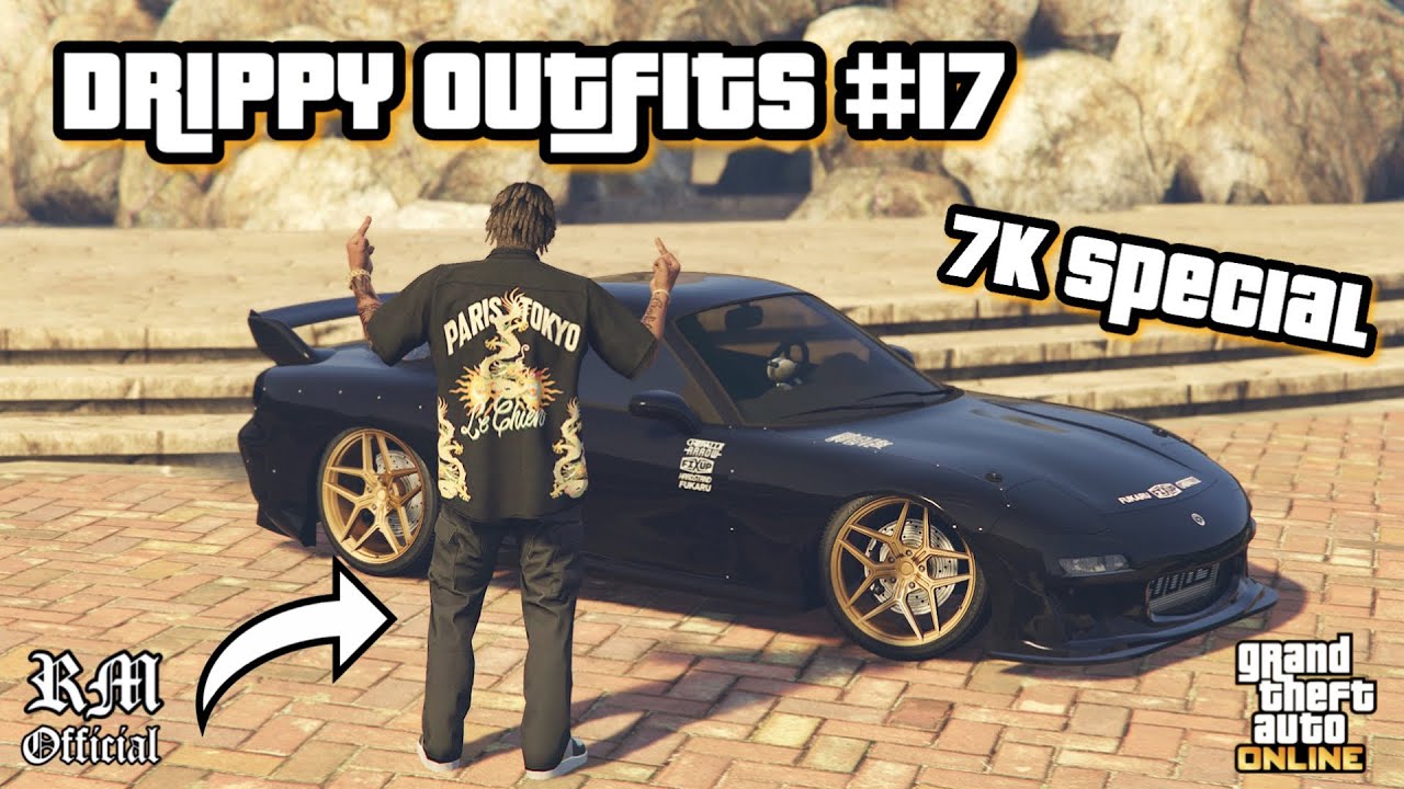 GTA 5 DRIPPY OUTFITS PART 17 *7K SPECIAL*