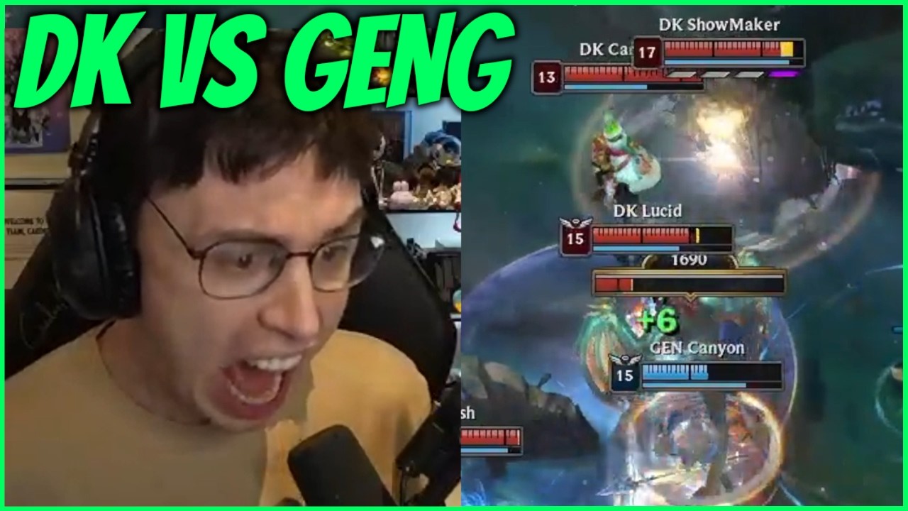 Caedrel Reacts To GENG VS DK Battle For FINALS