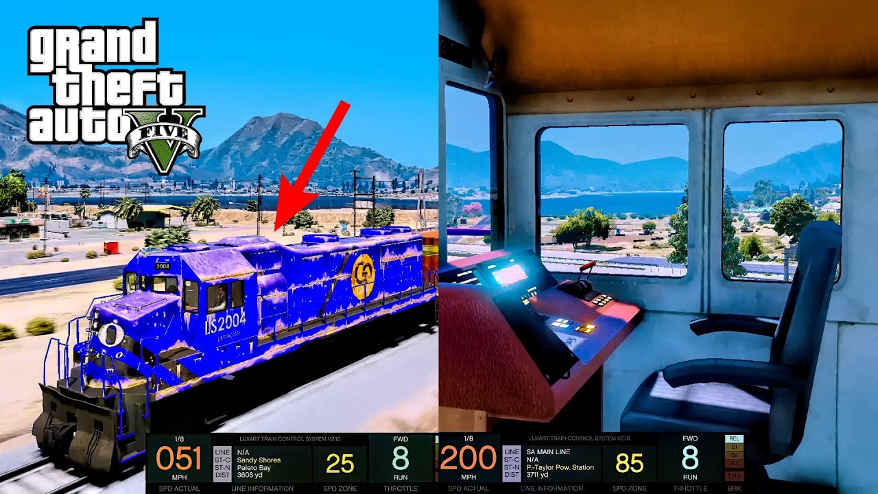 How To Become Train Driver in GTA 5? GTAV Secret Way To Unlock Train (MAX SPEED)