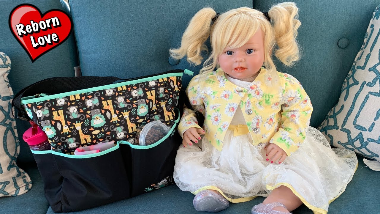 Packing My Reborn Toddlers Diaper Bag to Go To Grandmas House