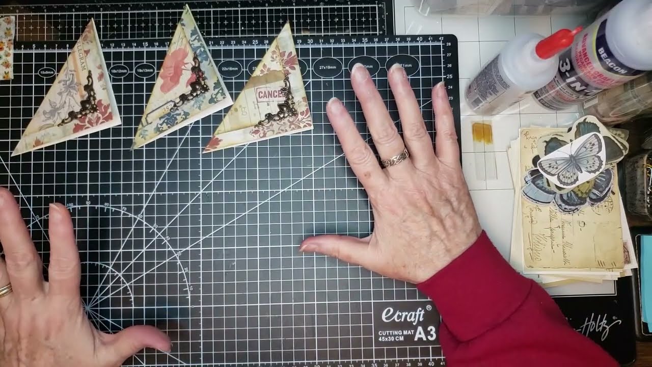 Process Video Making a journal from beginning to end part4