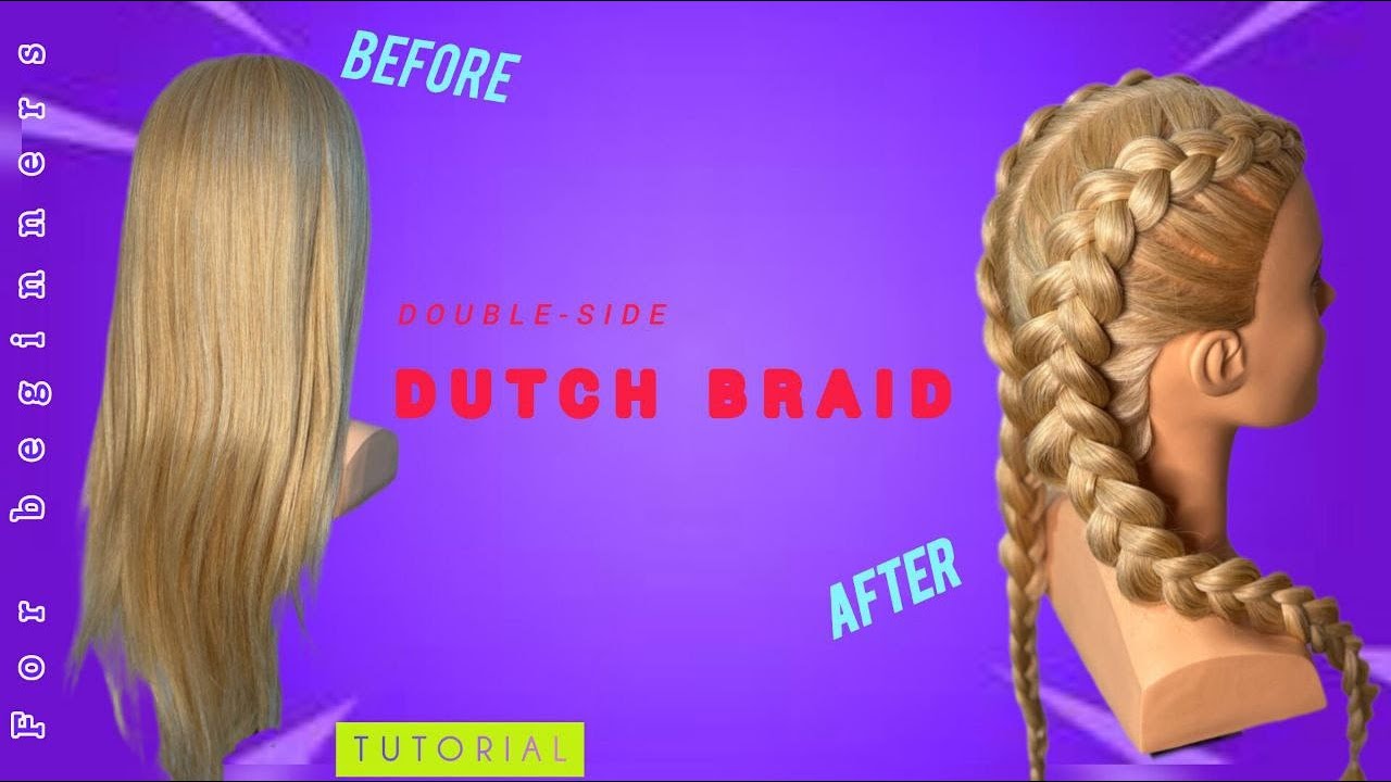 Easy Hairstyle for Beginners\\ Double-side Dutch Braid