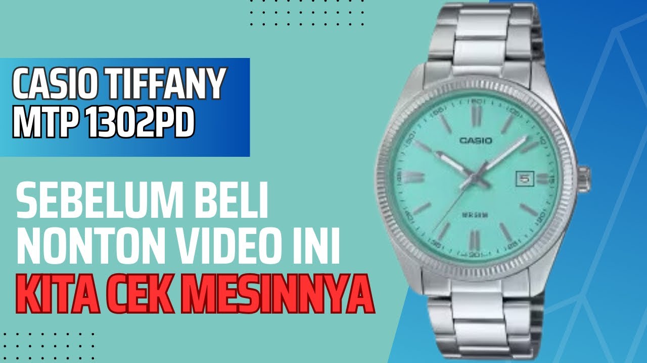 Casio Tiffany Blue MTP1302 - Harganya Diluar Nurul SKIPPPP Ahhh