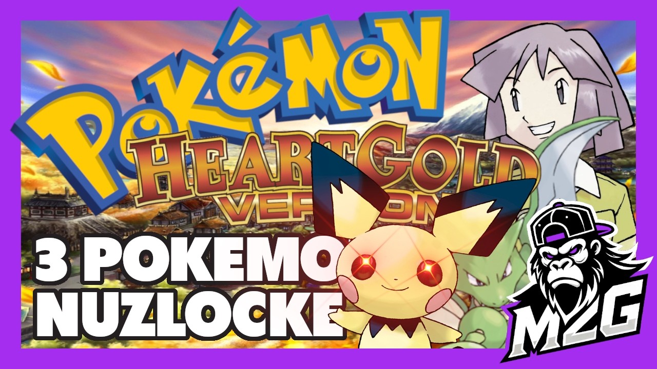 PICHU MIRACLE CLUTCH Pokemon HeartGold Nuzlocke 3 Pokemon challenge (Episode 2: Bugsy's Gym)