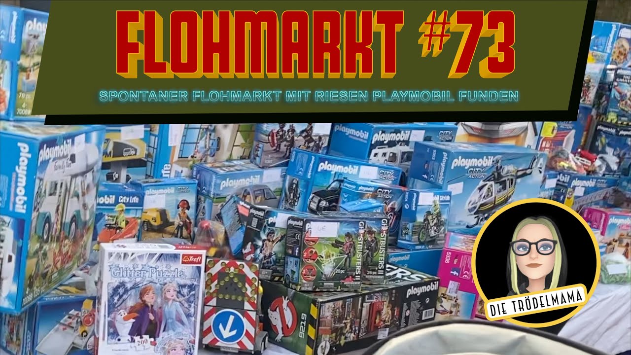 Flohmarkt #73 - Spontaner Flohmarkt mit reichlich Retro Vintage Funden und einen Berg an Playmobil