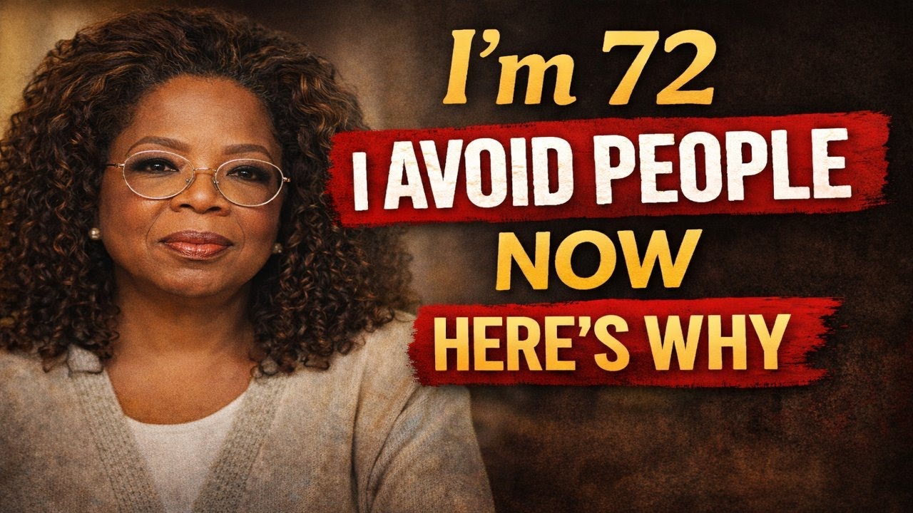 I'm 72 I Avoid People Now. Here's Why... Oprah Winfrey