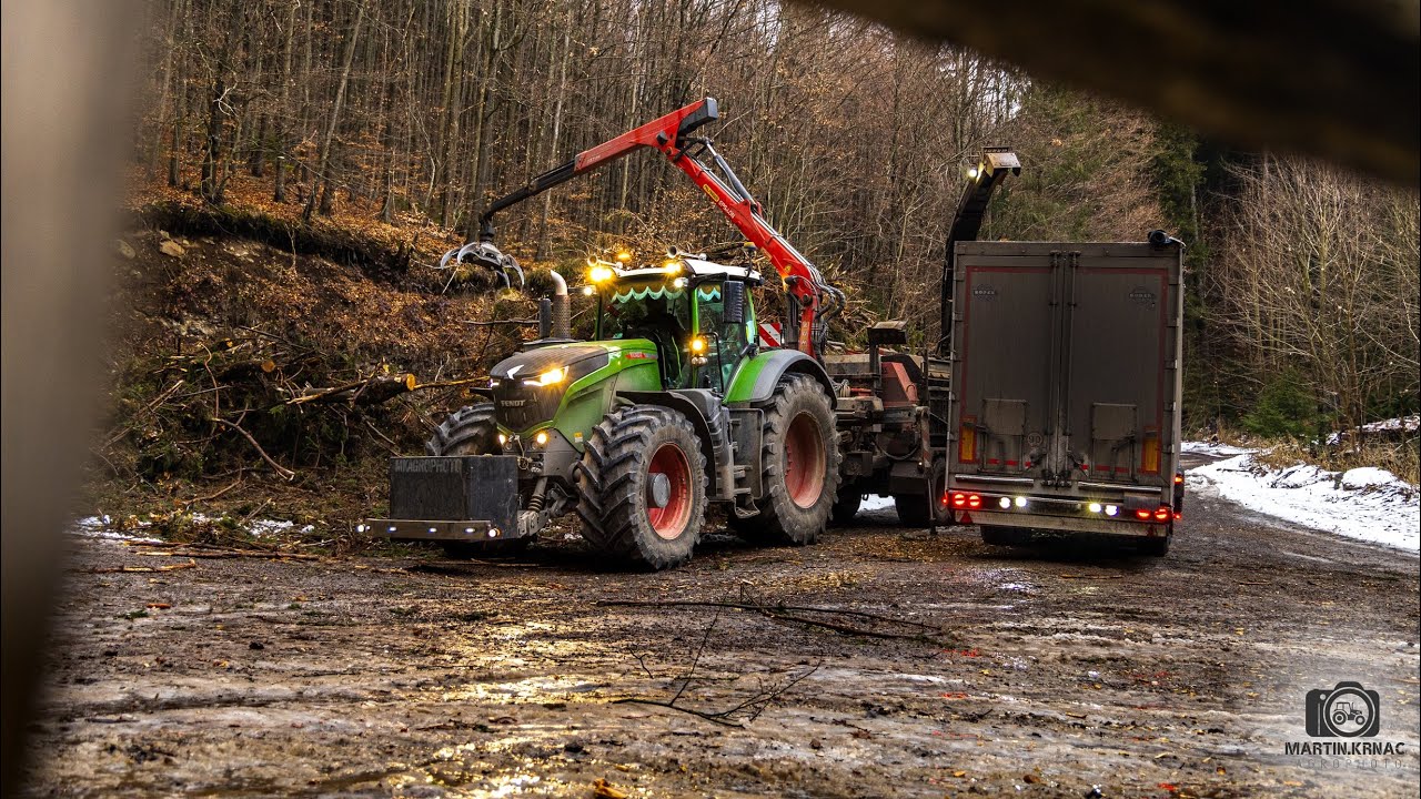 Štiepkovanie s Fendtom 1042 – Sila a efektivita v akcii!
