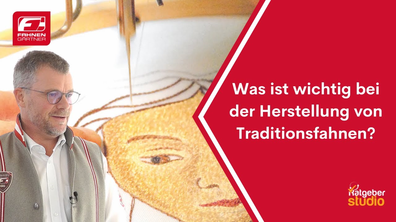 Vereinsfahnen: Traditionsfahnen gehören zu den schönsten und kostbarsten Abzeichen eines Vereins
