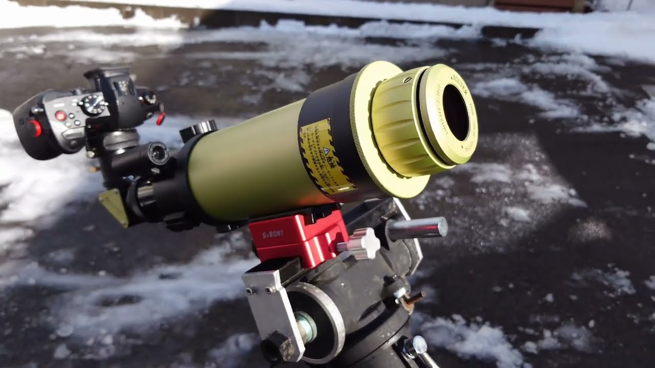 H-alpha solar telescope ACUTER ELITE PHOENIX 40mm First-light 　Hアルファ太陽望遠鏡　フェニックス40　ファーストライト