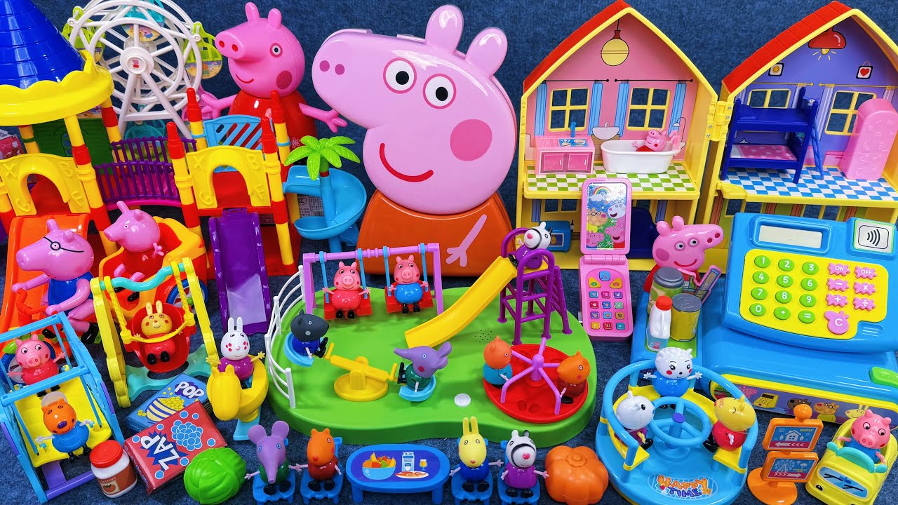 13 Minutes Satisfying with Unboxing Peppa Pig House & Super Playground Toy World ASMR｜Review Toys