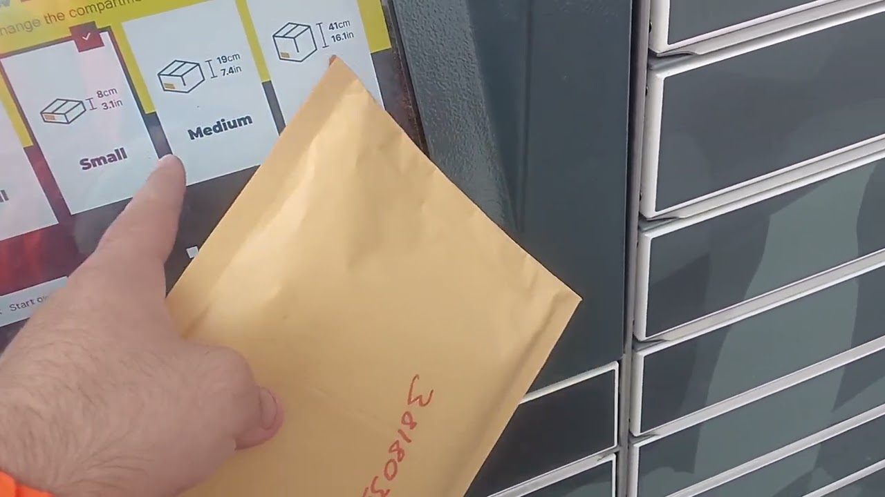 Using the inpost locker with the return code 