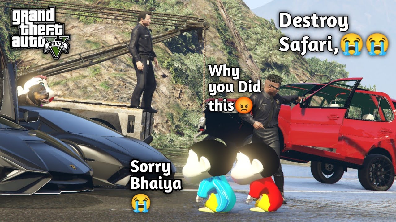 GTA5: Biggest mistake to destroy car 😭franklin 😡 Shinchan want to become richest 🥹|| Ps Gamester|