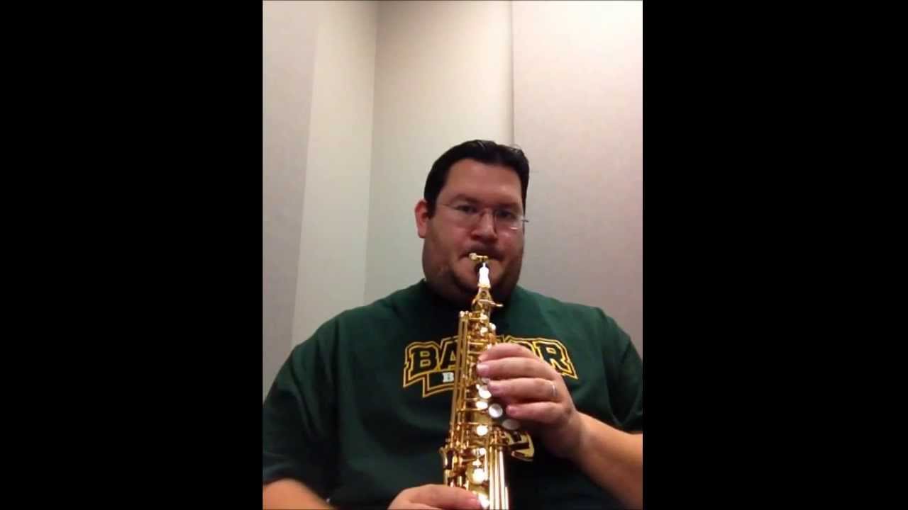 Altissimo F on soprano saxophone