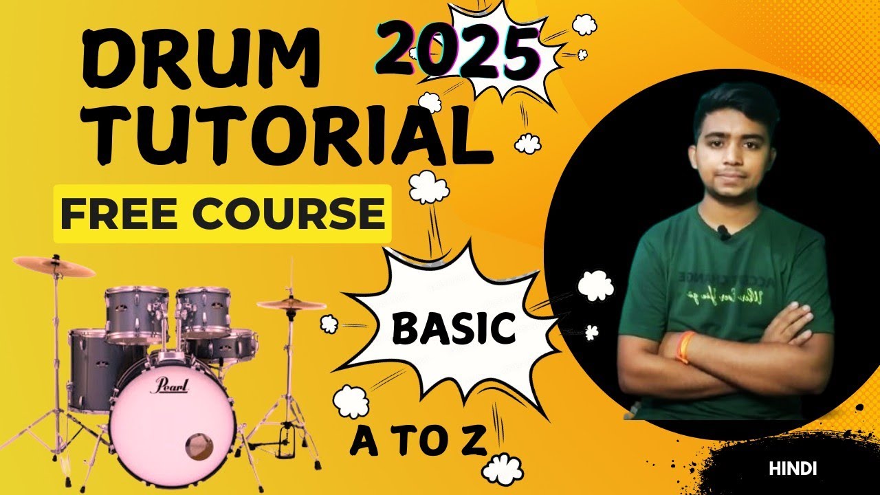 How To Learn Drumming in 30 Days With PROVEN Course for Beginners! Drum Lessons Full course