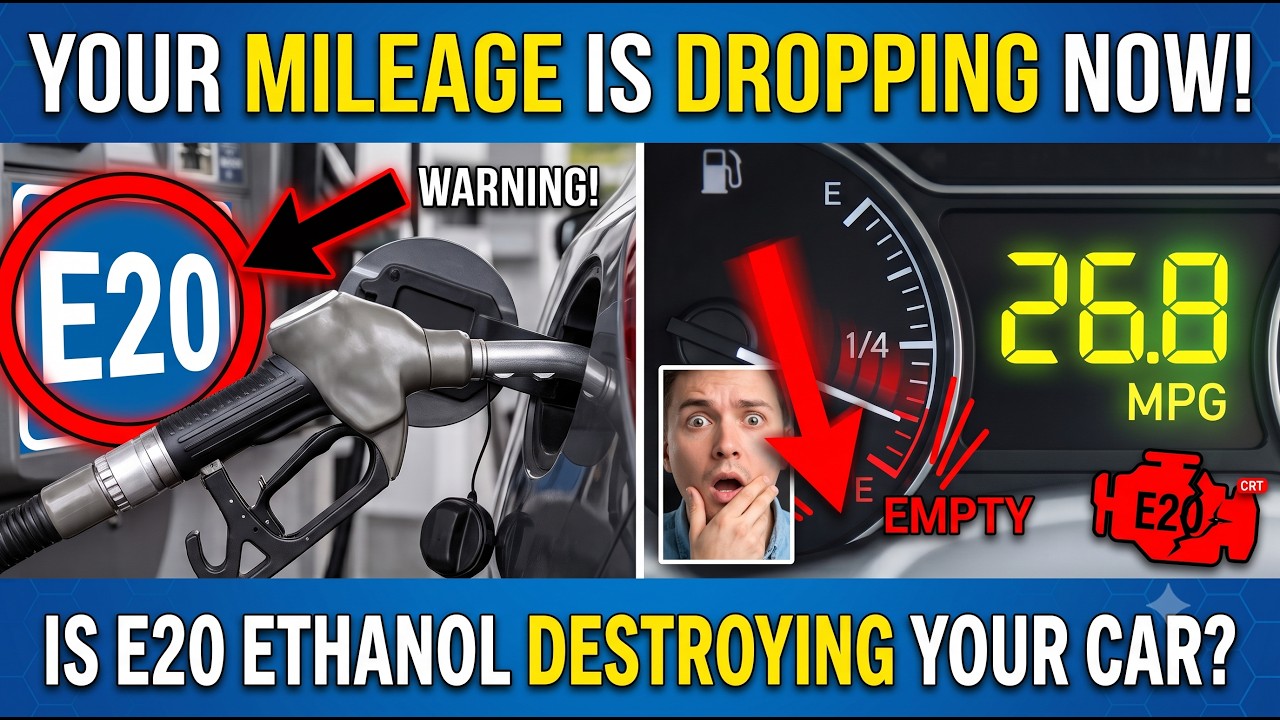 E20 Petrol Mandatory in India (2026) &mdash; Why Your Mileage Suddenly Dropped