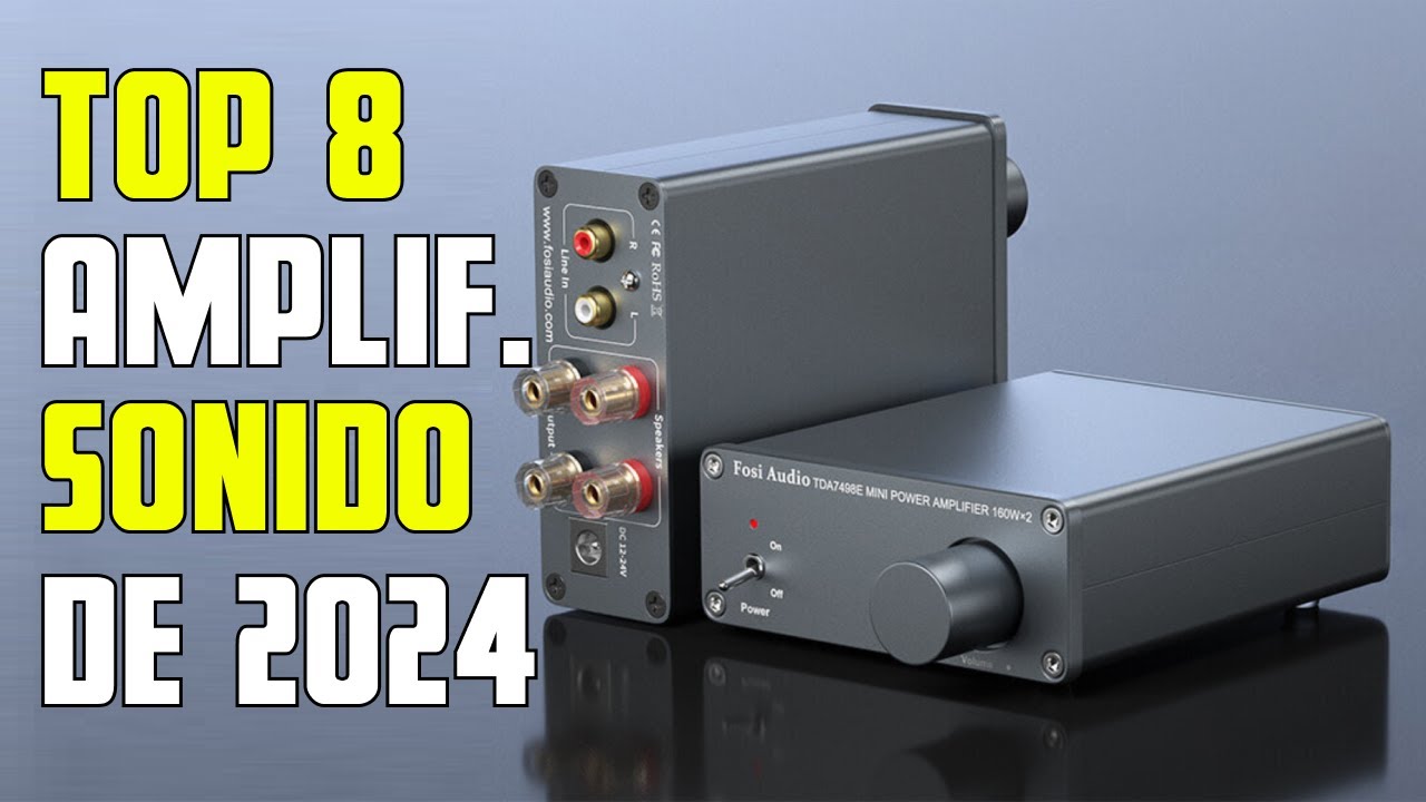 🔊💥8 MEJORES Amplificadores de Sonido CALIDAD PRECIO de Amazon [2024] [Audio Hi Fi] 🎶