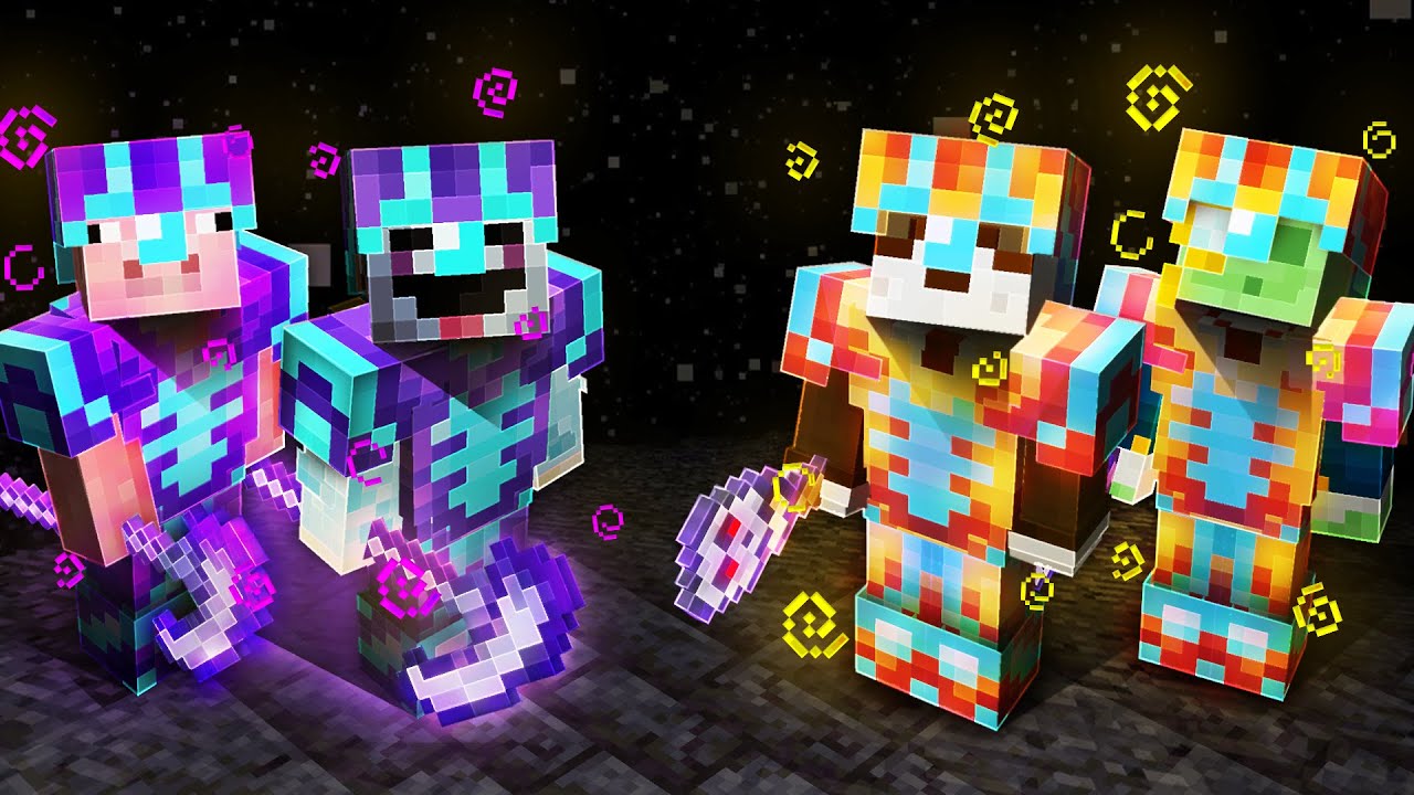 DWIE LEGENDARNE KOSY vs DWIE PRADAWNE LASKI na REBORN SMP...
